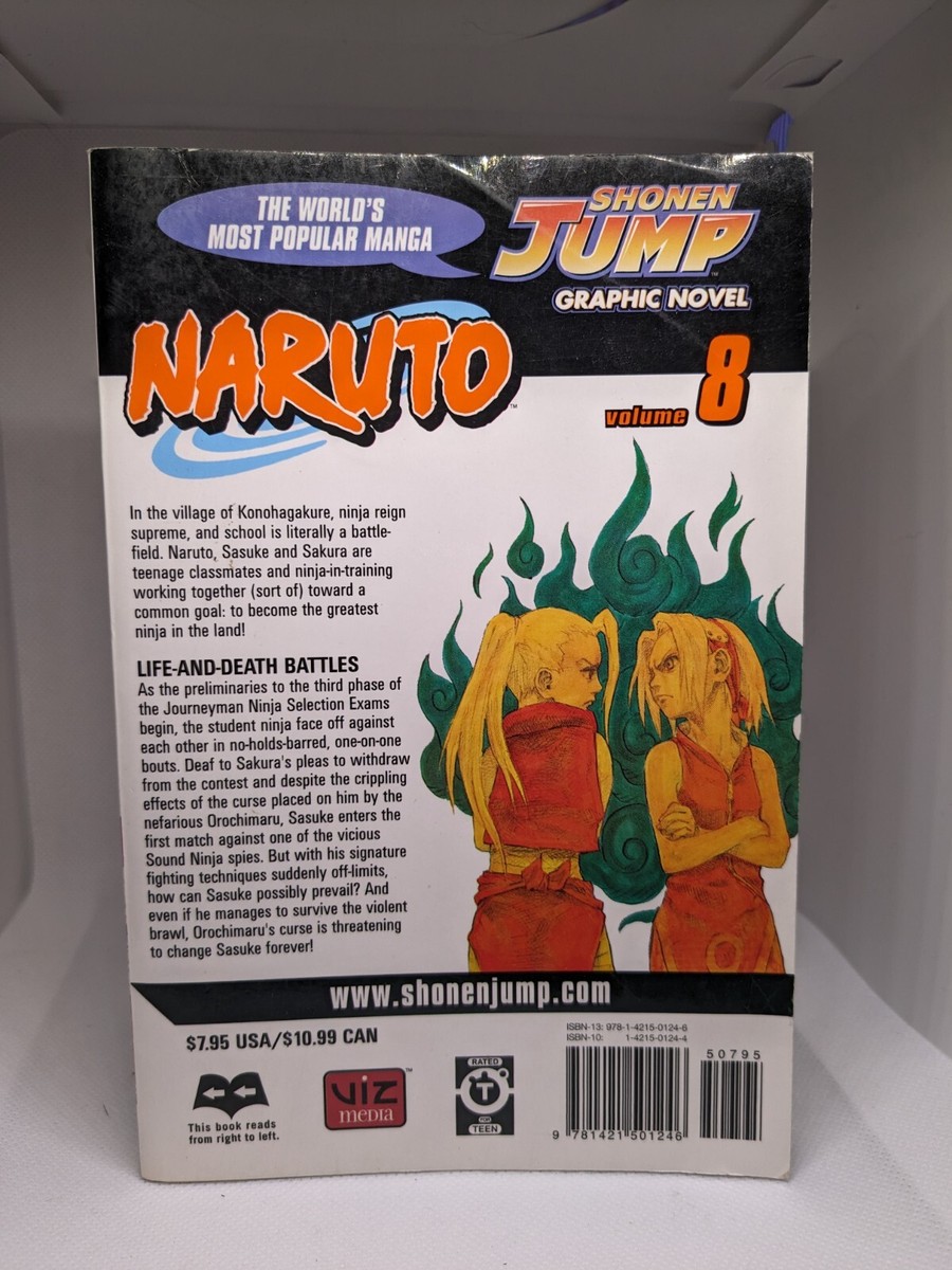 Naruto Vol. 8 -- Masashi Kishimoto -- Shonen Jump | eBay