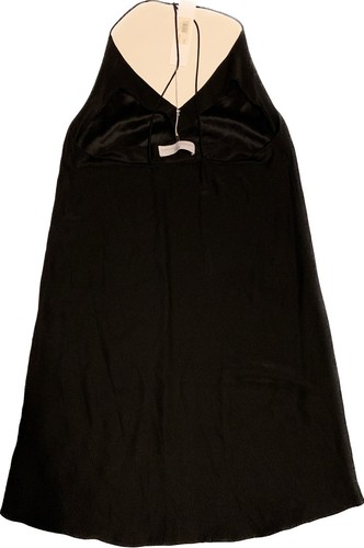 Amanda Uprichard Divine Sur La Plage schwarzes Seidenkleid - Bild 8 von 8