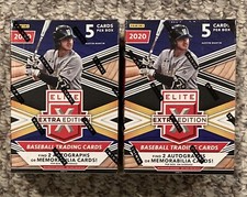 (2) 2020 Panini Elite Extra Edition Baseball Sealed Blaster Box