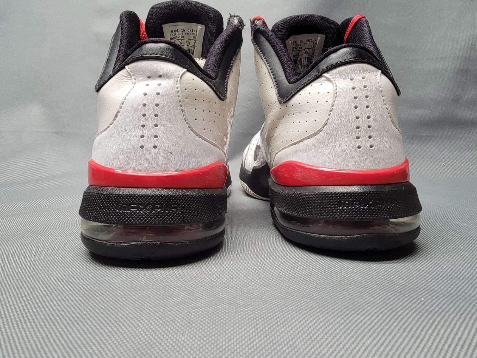 Nike Air Flywire Mid Basketball Shoes Black Red White… Gem