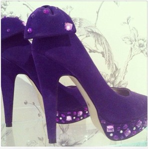 cadbury purple shoes