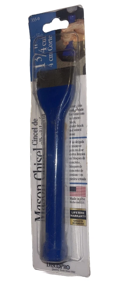 Vaughn & Bushnell Dasco 1-3/4" cincel de albañilería herramienta azul Foto 3 de 4