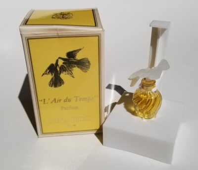 L'Air du Temps Parfum Nina Ricci Paris 1/9oz 3ml Sample Travel Perfume Gift VTG