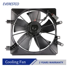 AC Condenser Radiator Cooling Fan Assembly For 2001-2005 Honda Civic 1.7L