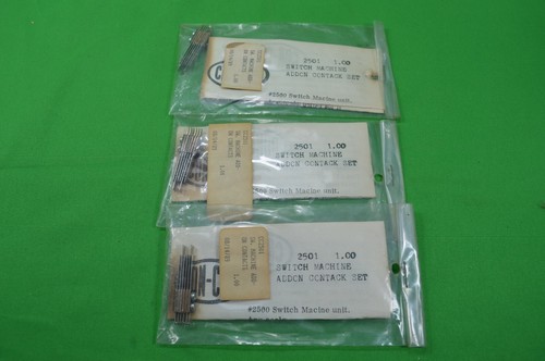 Con-Cor 2501 Interruptor Máquina Add On Contact Set,3 Pks,Nuevo | Zustand: New
