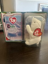 ty BEANIE BABY - Chilly the Polar Bear - McDonalds Legends sealed/unopened 2000