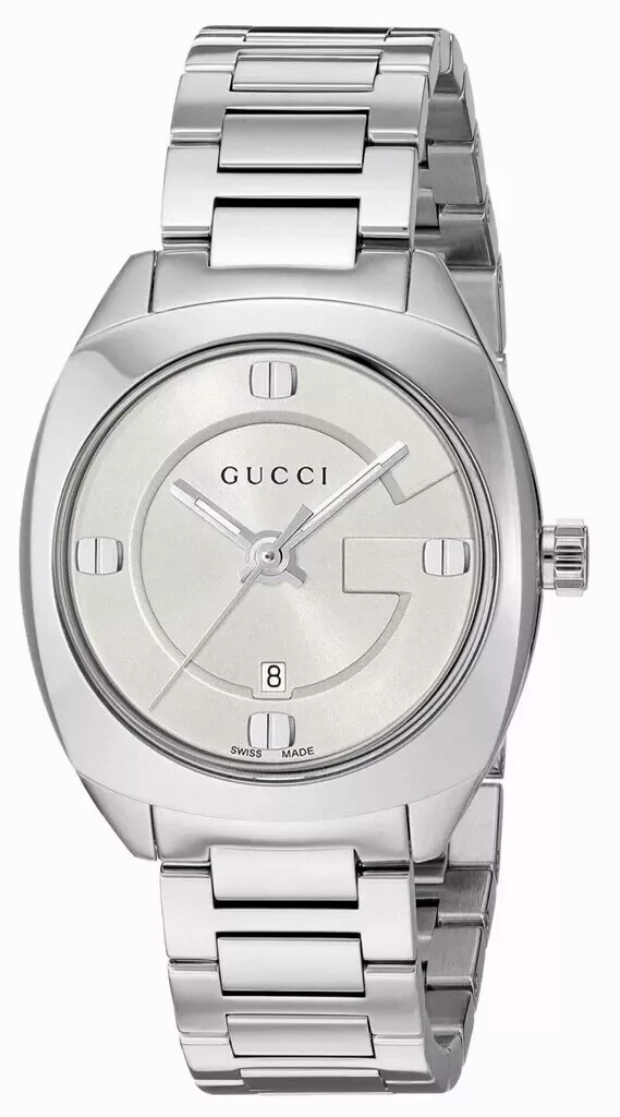 Gucci GG2570 Women's White Dial Stainless Steel Watch - YA142502 ($1300 MRSP)