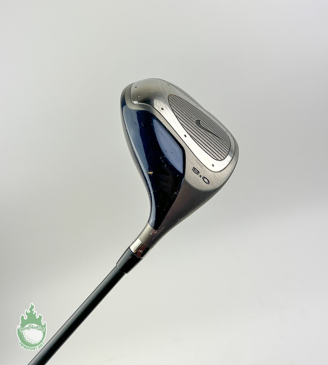 Used Right Handed Nike Blue Driver 8* Stiff Flex Graphite Golf