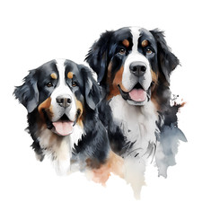 6 x autocollants de voiture pour bouvier bernois 9 x 9 cm autocollants pour c...