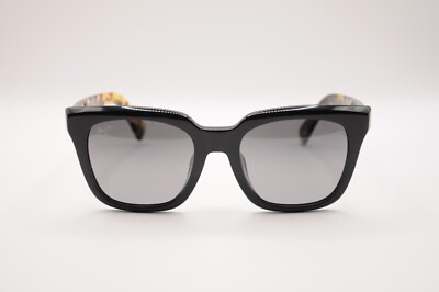 MAUI JIM HELICONIA MJ 739-02B SQUARE SUNGLASSES BLACK 53-21  display picture 1