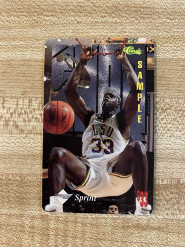 Scheda telefonica campione Shaquille O'Neal Classic Sprint 1995 - Foto 2 di 6