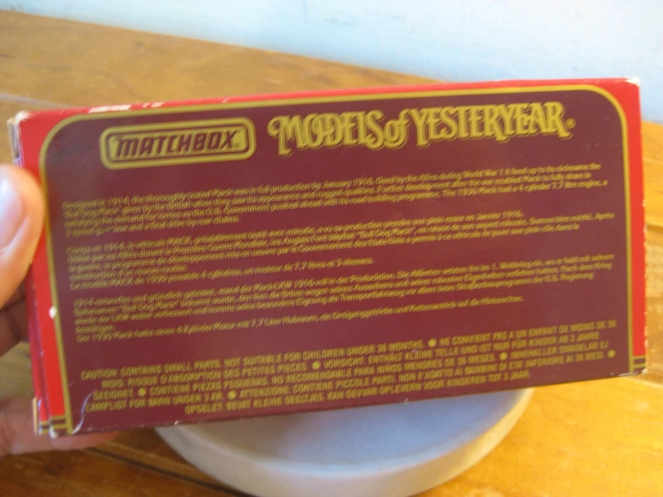 Matchbox Models Of Yesteryear Y23-B - 1930 Mack AC -Conoco (NEW IN ORIGINAL BOX) - Image 4 of 4