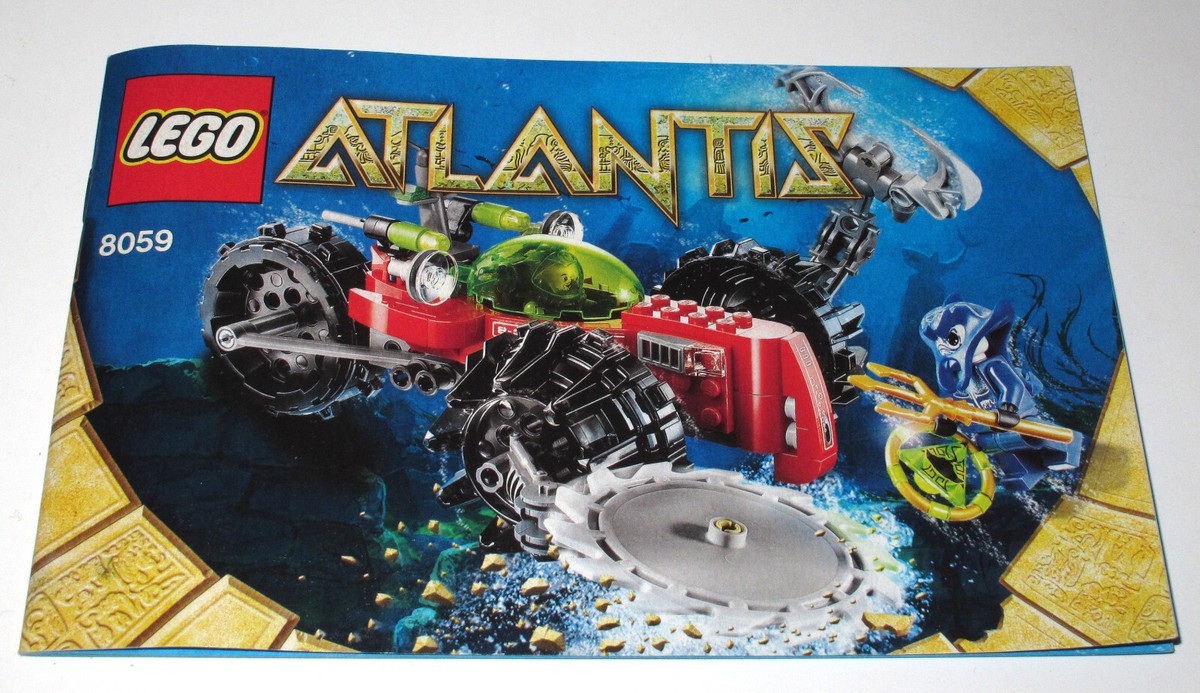 LEGO Atlantis 8059 Seabed Scavenger Complete Set with 119 Pieces