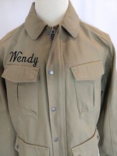 New Duluth Trading Womens 100% Cotton Canvas Jacket Size M Brown Workwear Coat E