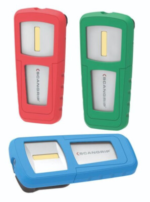 Scangrip MINIFORM PROMO-KIT 3x Rechargeable LED Worklight 200 Lumen Perfect Gift