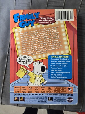 Family Guy Volume 3: Season 4 (DVD) 2005 Good Condition