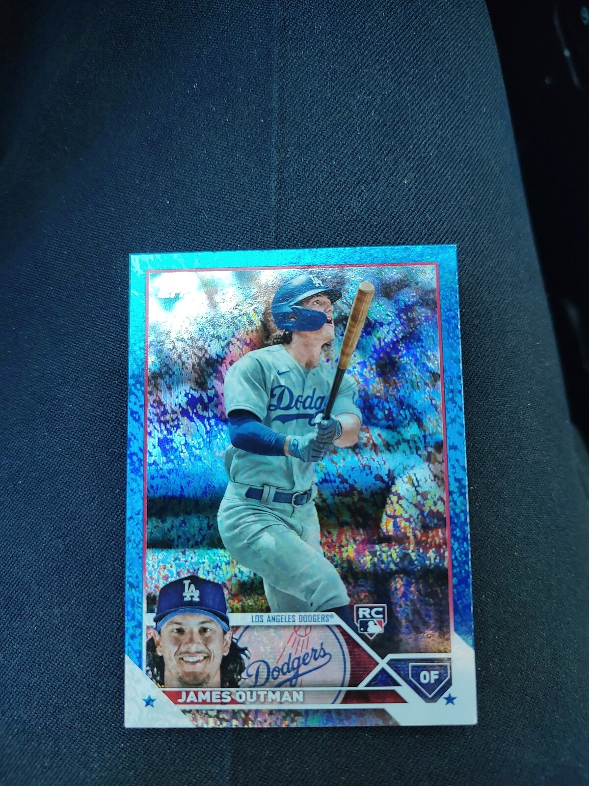 2023 Topps Series 2 - Blue Foil #395 James Outman /999 (RC)(JGA)