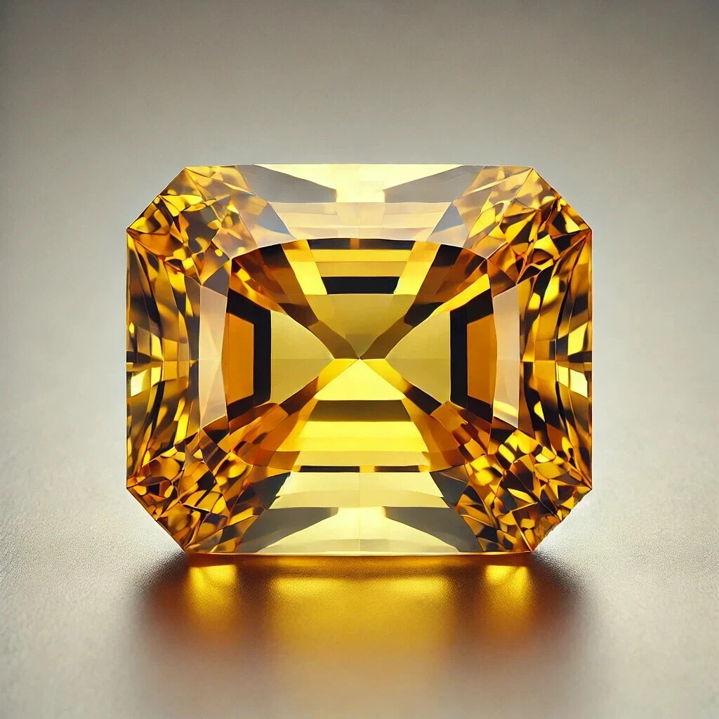 Yellow Sapphire Radiant Cut 10x8MM Loose Faceted Gemstone