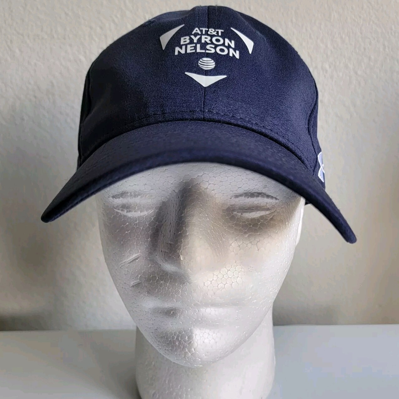 Under Armour Free Fit Byron Nelson AT&T Men's Golf Hat Navy Blue OSFA UH209M thumbnail 2