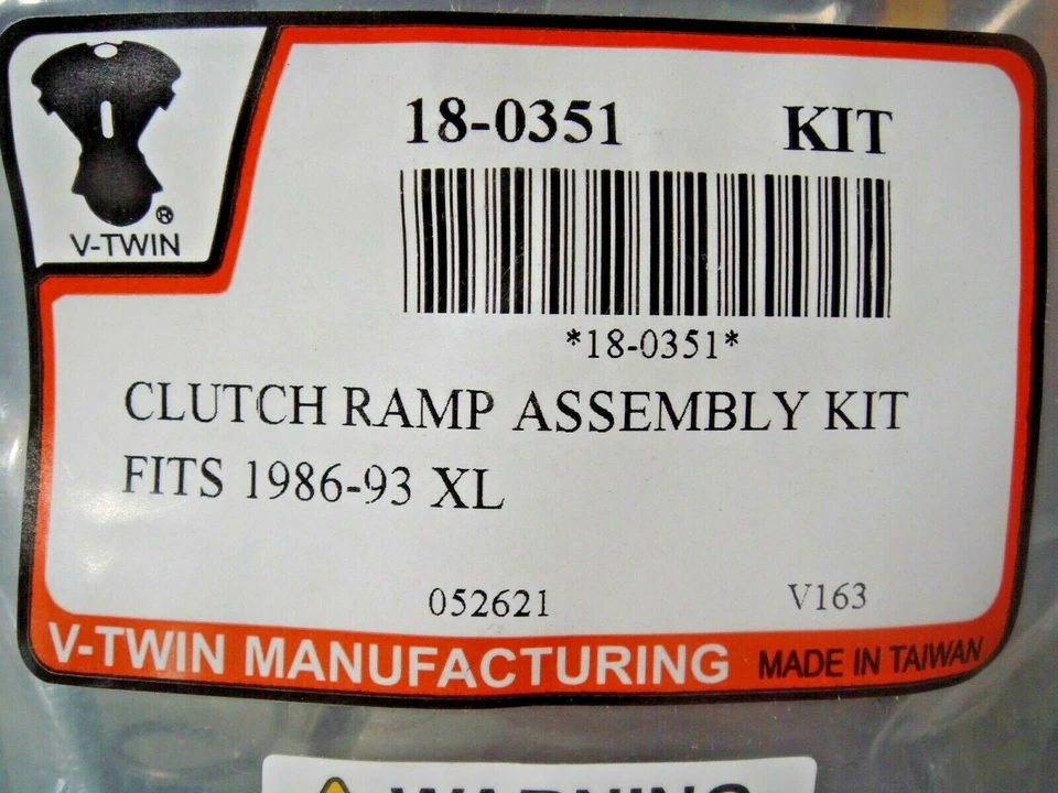 Kit de montaje rampa interior embrague Harley Sportster XL V-Twin 18-0351 se adapta a 86-93 R5 Foto 3 de 4