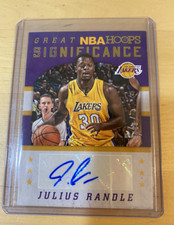2015-2016 NBA Hoops - Julius Randle - Great Significance - Los Angeles Lakers Au