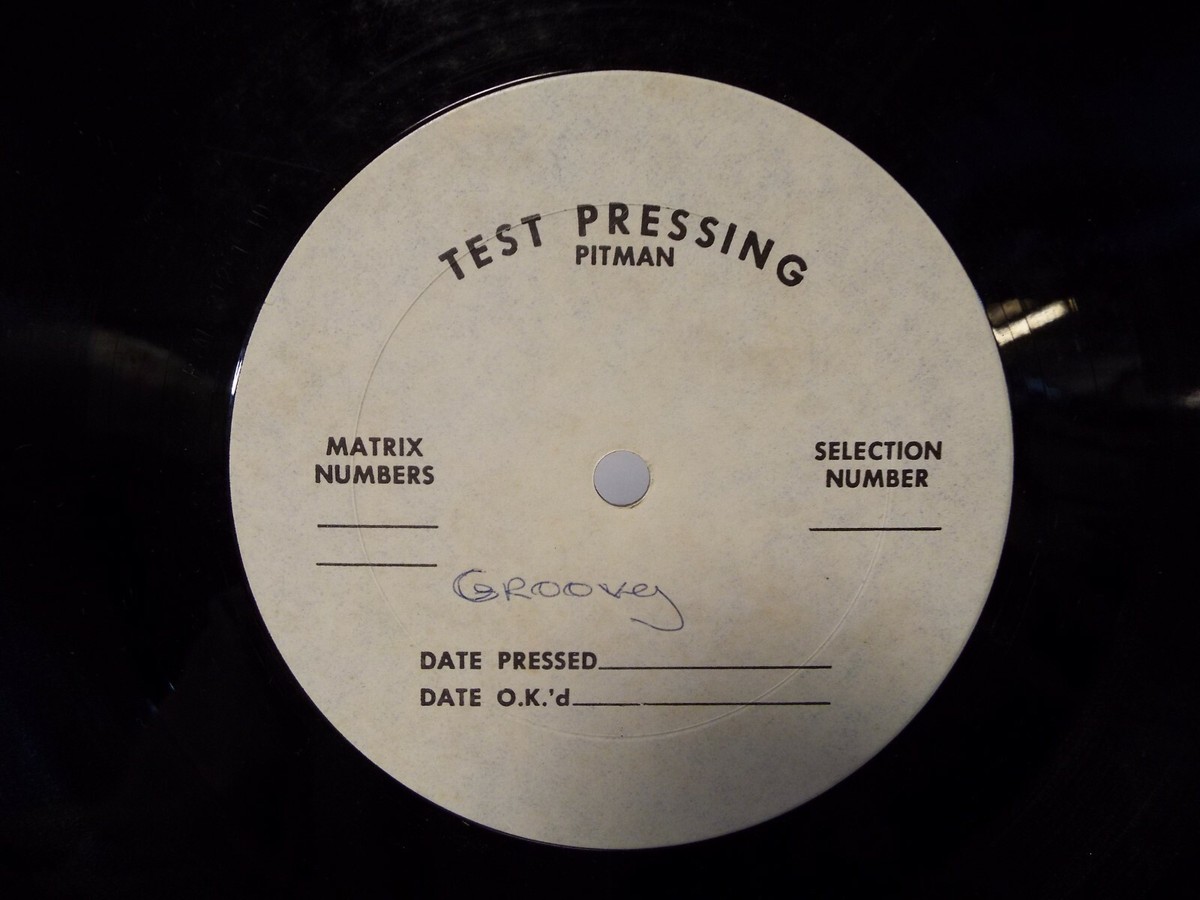 JOHNNY WINTER TEST PRESSING PITMAN 
