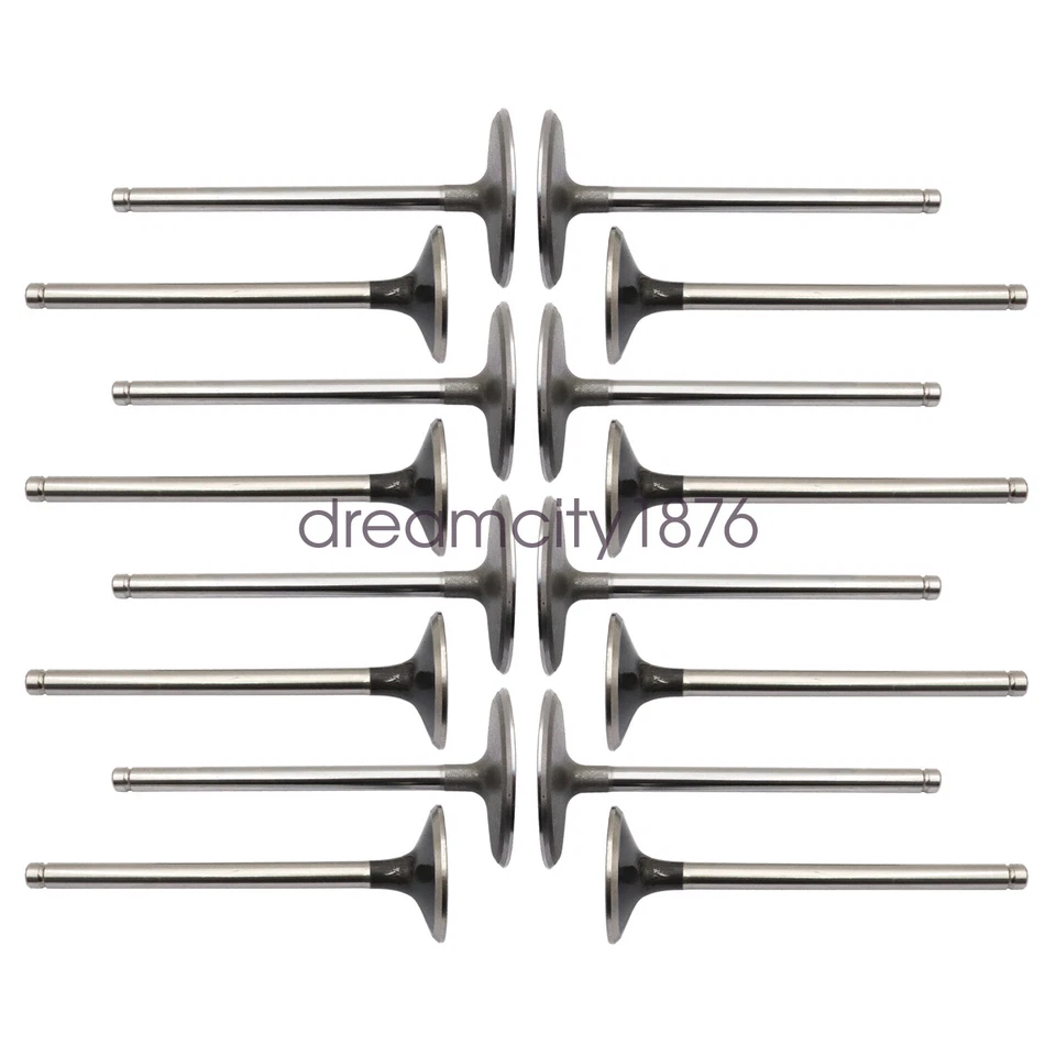 Intake & Exhaust Valves Fits 2007-2014 Cadillac Chevrolet GMC Pontiac 6.0L 6.2L - Image 4 of 4