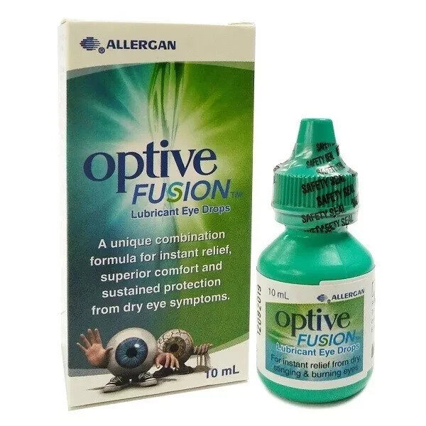 Optive Fusion Lubricant Eye Drops 10ml Original