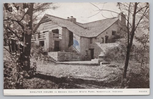 Nashville Indiana ~ Brown County State Park Shelter House Lodge ~ 1950 CR Kinder