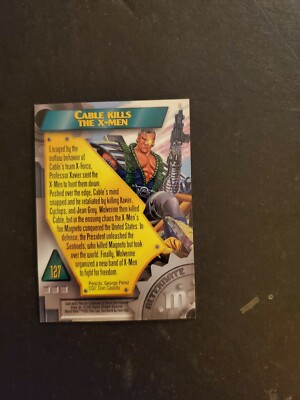 1995 Fleer Marvel Metal Cable Alternate M #127 | eBay