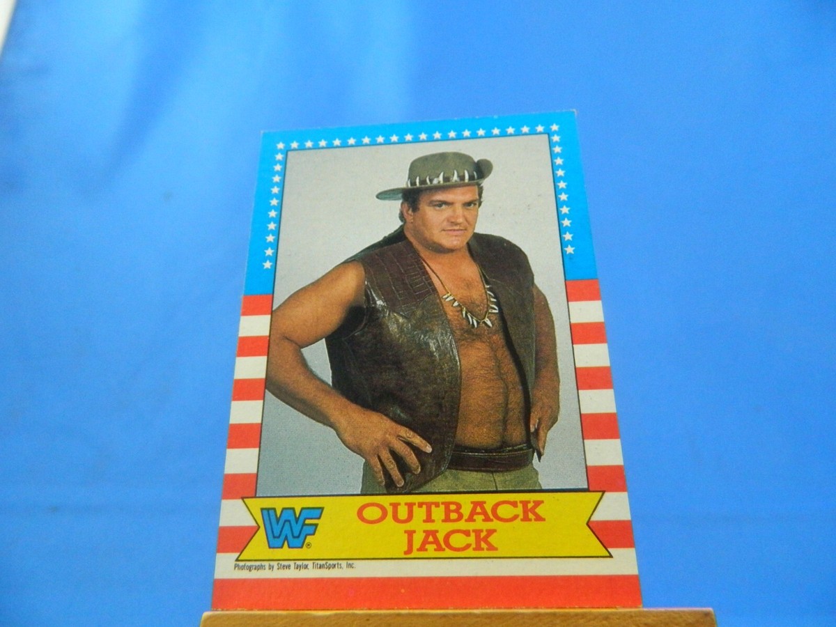 Outback Jack Wrestling Stars Topps WWF 1987 #14 | eBay