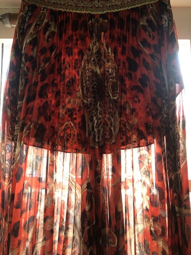 Camilla M 12AU/8US Pleated Full Hem Skirt Slave To The Rhythm Never Worn $799 - Picture 12 of 24