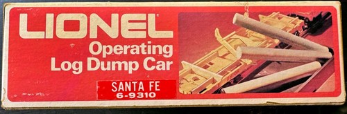 Lionel 6-9310 Spur 0 Santa Fe ATSF Betrieb Holzkippwagen mit Ladung & Behälter - Bild 10 von 11