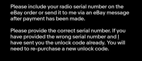 FORD RADIO STEREO CODE UNLOCK SERVICE FOCUS MONDEO FIESTA TRANSIT M & V SERIAL - Picture 4 of 10
