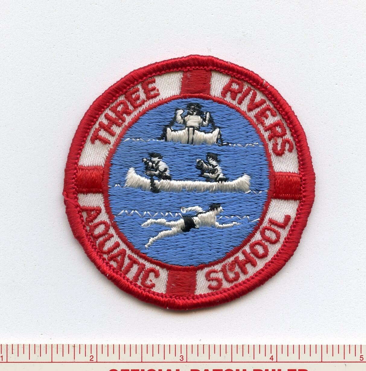 BSA Boy Scout Three rivers council aquatic School Patch | eBay
