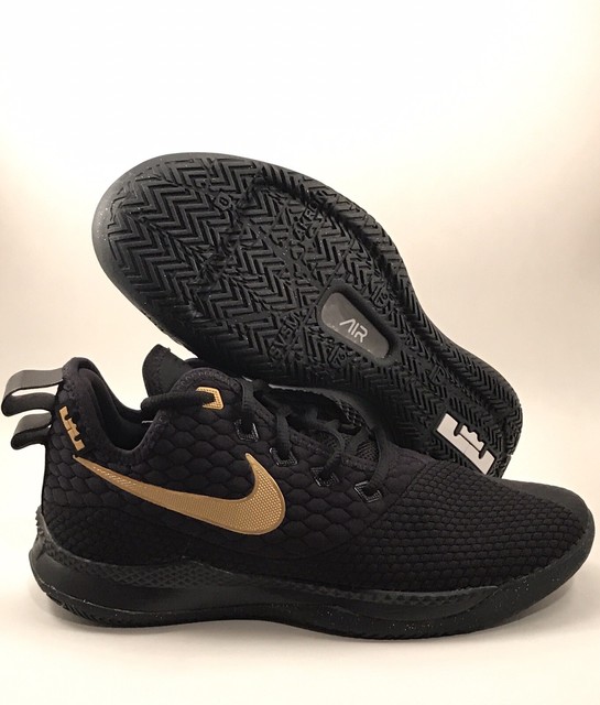 nike lebron witness 3 black gold