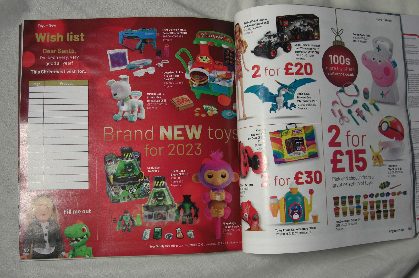 ARGOS Festive All Things Winter CATALOGUE 2023 Christmas Gift Guide Ideas New eBay