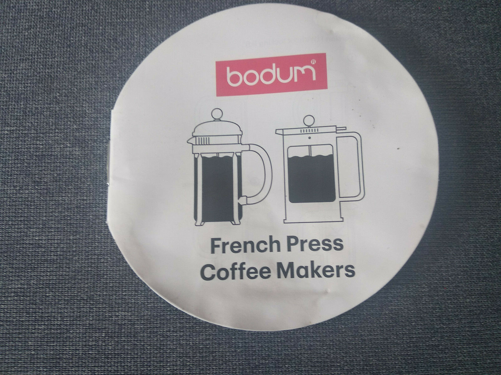 Bodum The Original French Press Four Cup Coffee Maker - Black & Stainless Steel