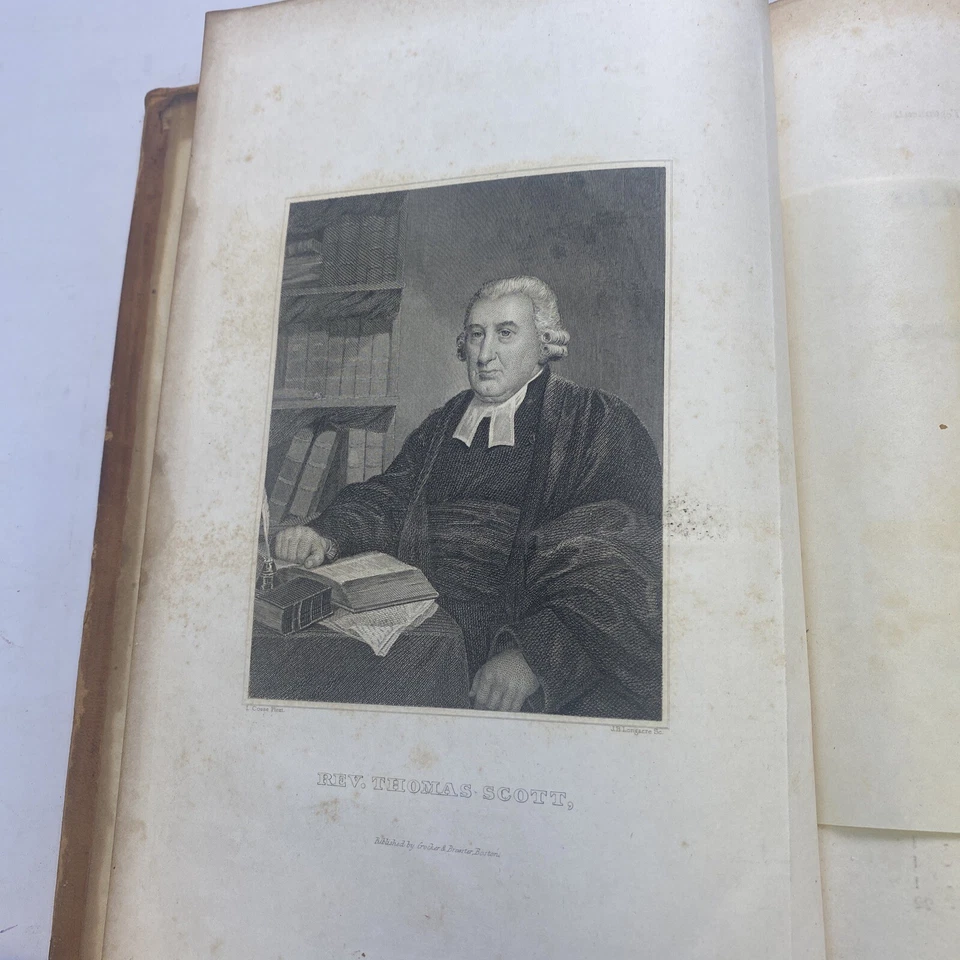 Scott’s Bible by Scott Thomas - Vol 1 & 2 - 1864 - Image 4 of 4
