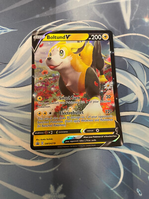 POKEMON - BOLTUND V - BLACK STAR PROMO - NM - SWSH219
