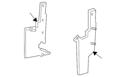Deflector de aire de soporte de radiador derecho para Ford Ranger 1998-2003 (P/N 1L5Z-8310-BA)