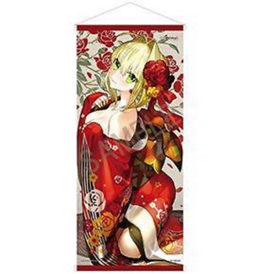 Fate/EXTELLA直筆サイン入りタペストリー Fate Extella game shop limited nero claudius kimono cos tapestry
