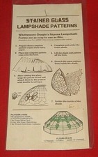 Tiffany-Lampenschirmvorlagen , Whittemore-Durgin ,Pattern , Nr.6466 FLEUR DE LIS