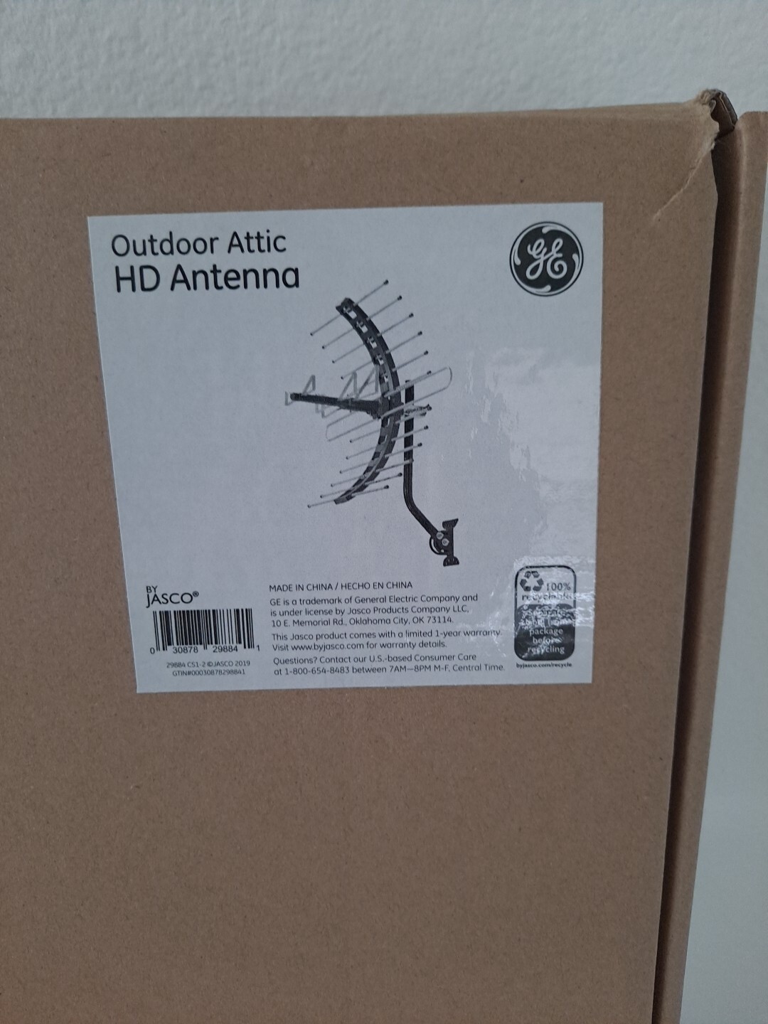 GE Outdoor Attic HD Digital TV Antenna, Long Range TV Antenna Smart TV