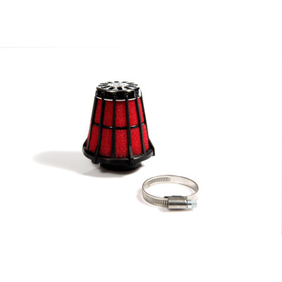 Luftfilter MALOSSI Red Filter E5 D.40 für Mikuni Mit Korb Schwarz