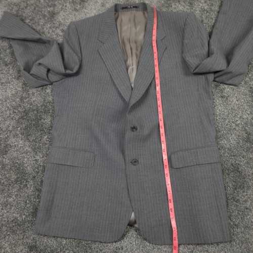 Traje Blazer Hombre Daks Talla 44 R Gris Pantalón 38x32 Lana - Imagen 8 de 22