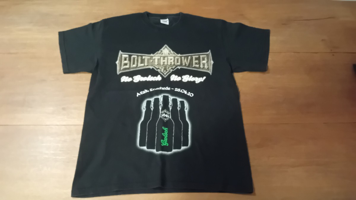 Bolt Thrower Tour T Shirt 2010 Rare Vintage No Grolsch No Glory