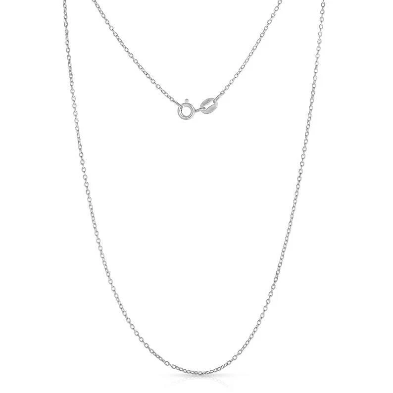 Collar colgante de plata esterlina 925 maciza letra inicial alfabeto A-Z 16" 18" Foto 2 de 4