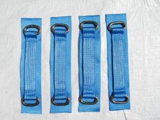 Vehicle Recovery Alloy Wheel Straps 12" X4 (Oval Links Car Securing Tie Down)