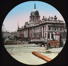 Magische Laternenfolie DAS CUSTOM HOUSE DUBLIN UM 1887 FOTO IRLAND